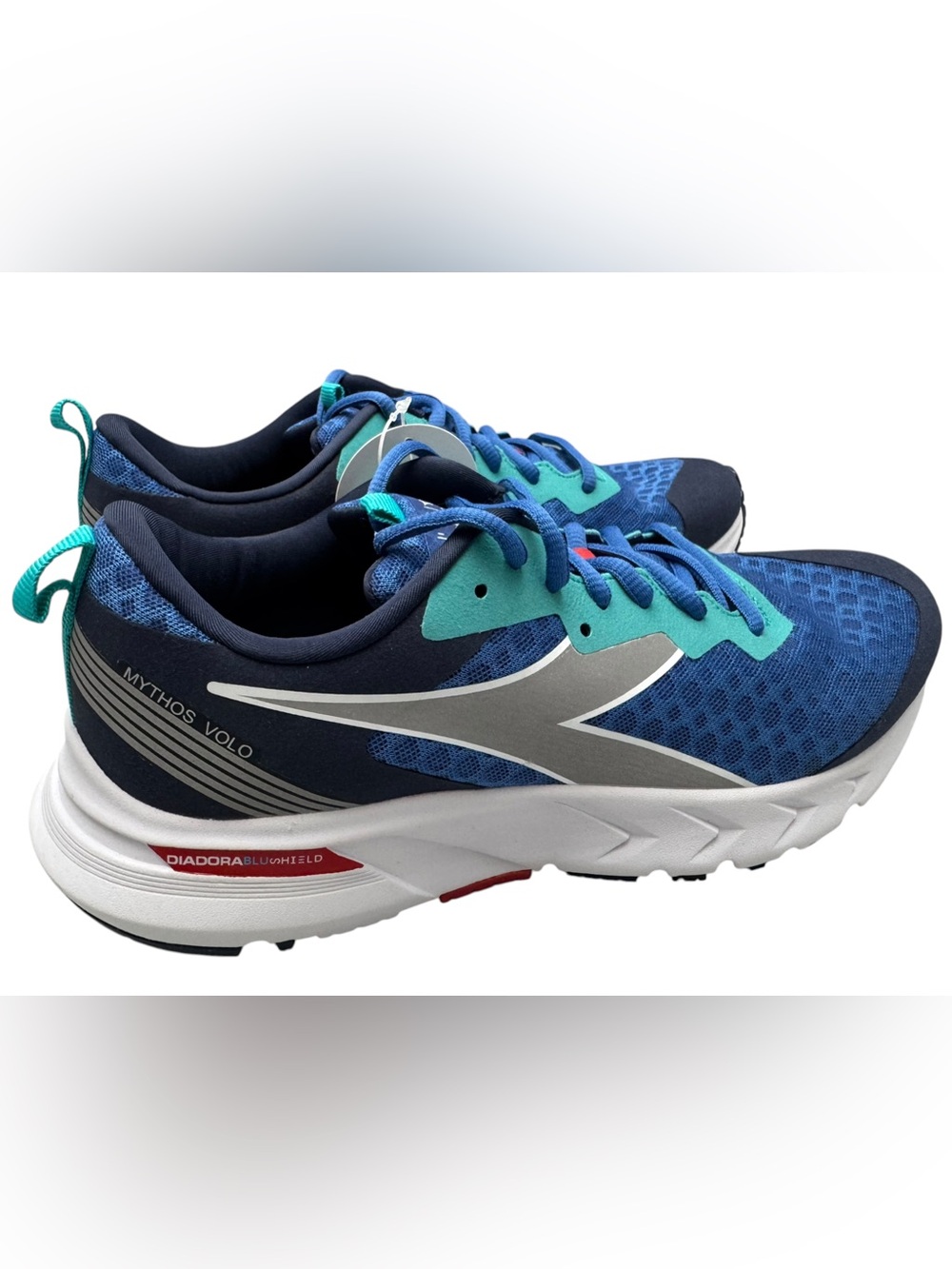Diadora Mythos Blushield Volo Men’s Size 9 Federal Blue Running Shoes NEW
